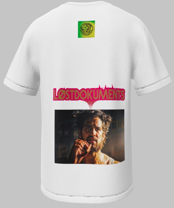 LOSTDOKUMENTS Angelic White Shortsleeved Vintage T-Shirt - Image 2